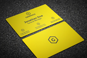 Simple Business Card 10 Colors