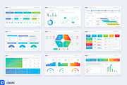 Dashi- Dashboard PowerPoint Template, a Presentation Template by Premast (Thumbnail 9 of 13)