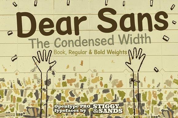 Dear Sans Condensed Family preview 7