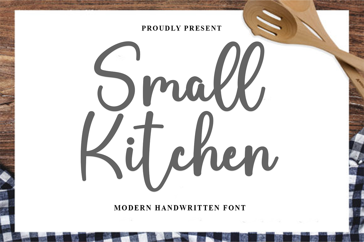 Small Kitchen, a Handwritten Font by FreshTypeINK (Photo 1 of 8)