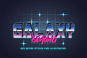 80s Retro Illustrator Styles, a Layer Style Add-On by Vector Galore (Thumbnail 7 of 12)