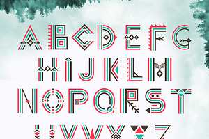 Tribal Aleut OTF Color Font.