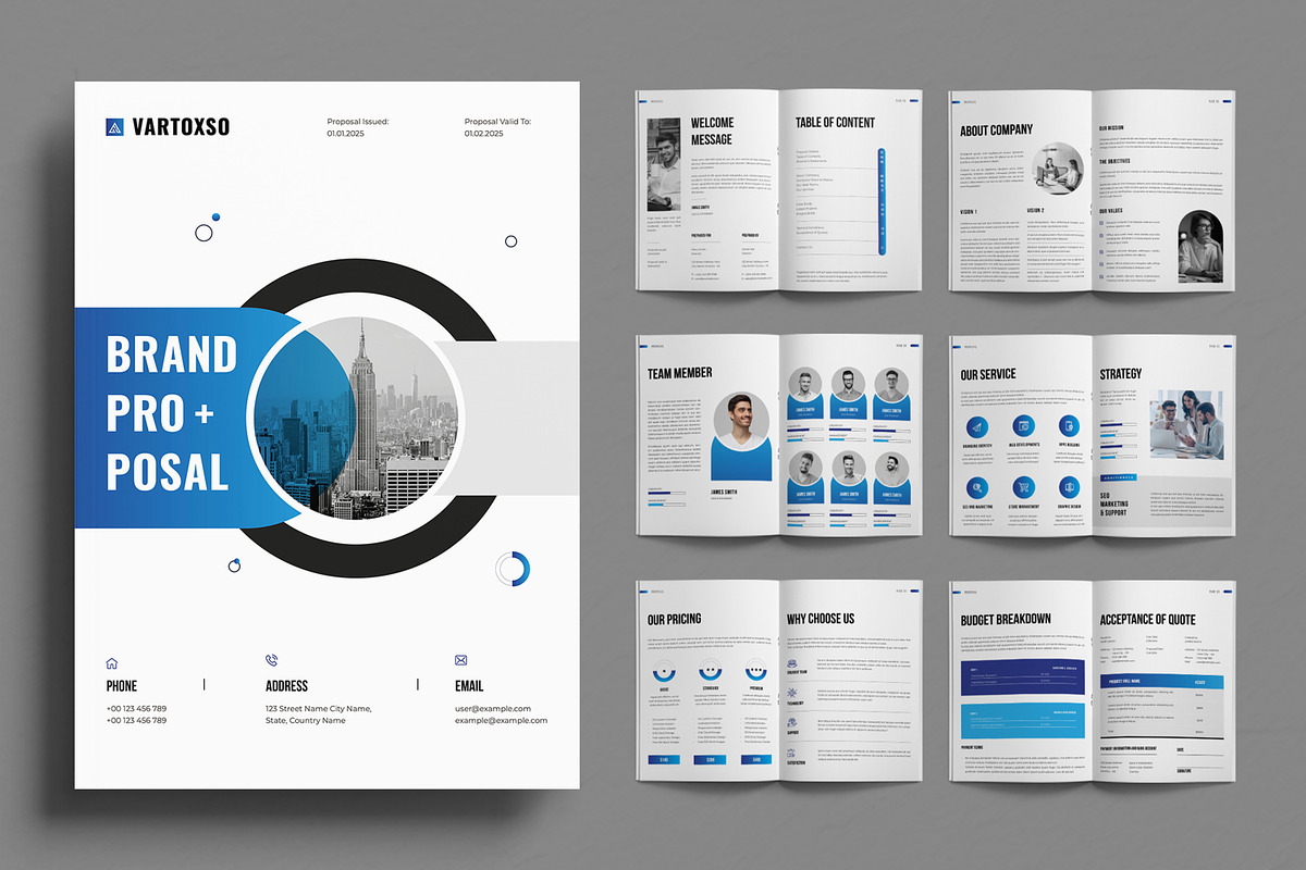 Proposal Layout, a Brochure Template by ContestDesign (Photo 1 of 4)