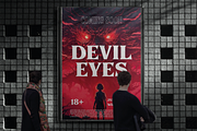 Upside Down - 1980s Retro Typeface, a Serif Font by HipFonts (Thumbnail 9 of 9)