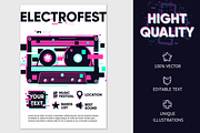 Glitch Music Posters, an Object Illustration by ne2pi (Thumbnail 2 of 5)