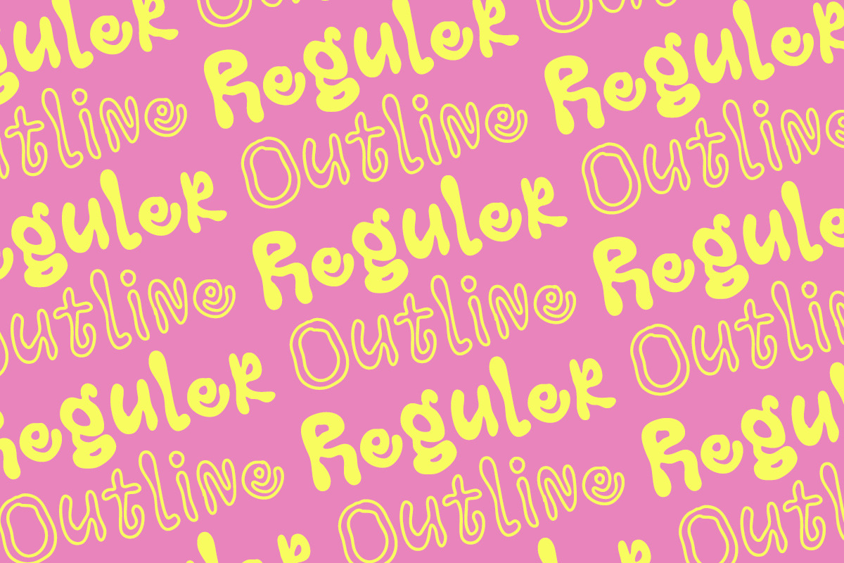 Happytale - Liquid Bubble Font, a Handwritten Font by Unicode Studio (Photo 10 of 14)