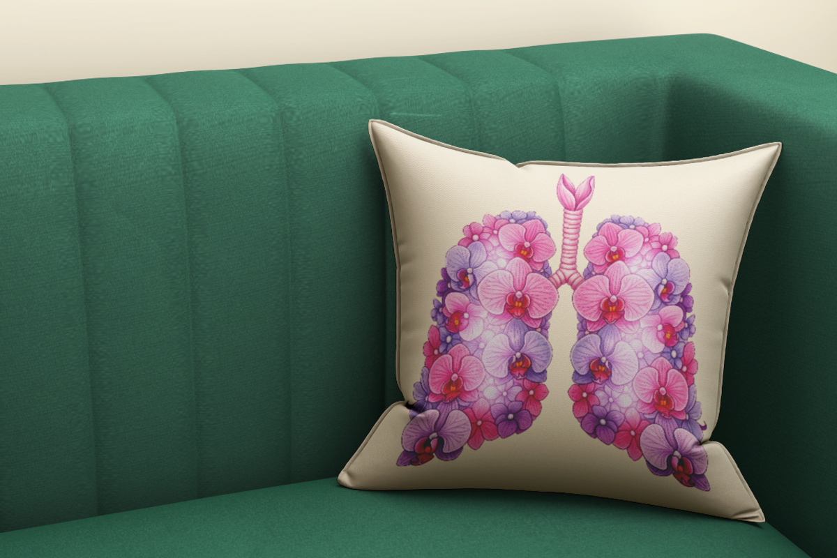 Floral Anatomical Lungs PNG Clipart., an Object Illustration by KennedyStudio (Photo 4 of 4)