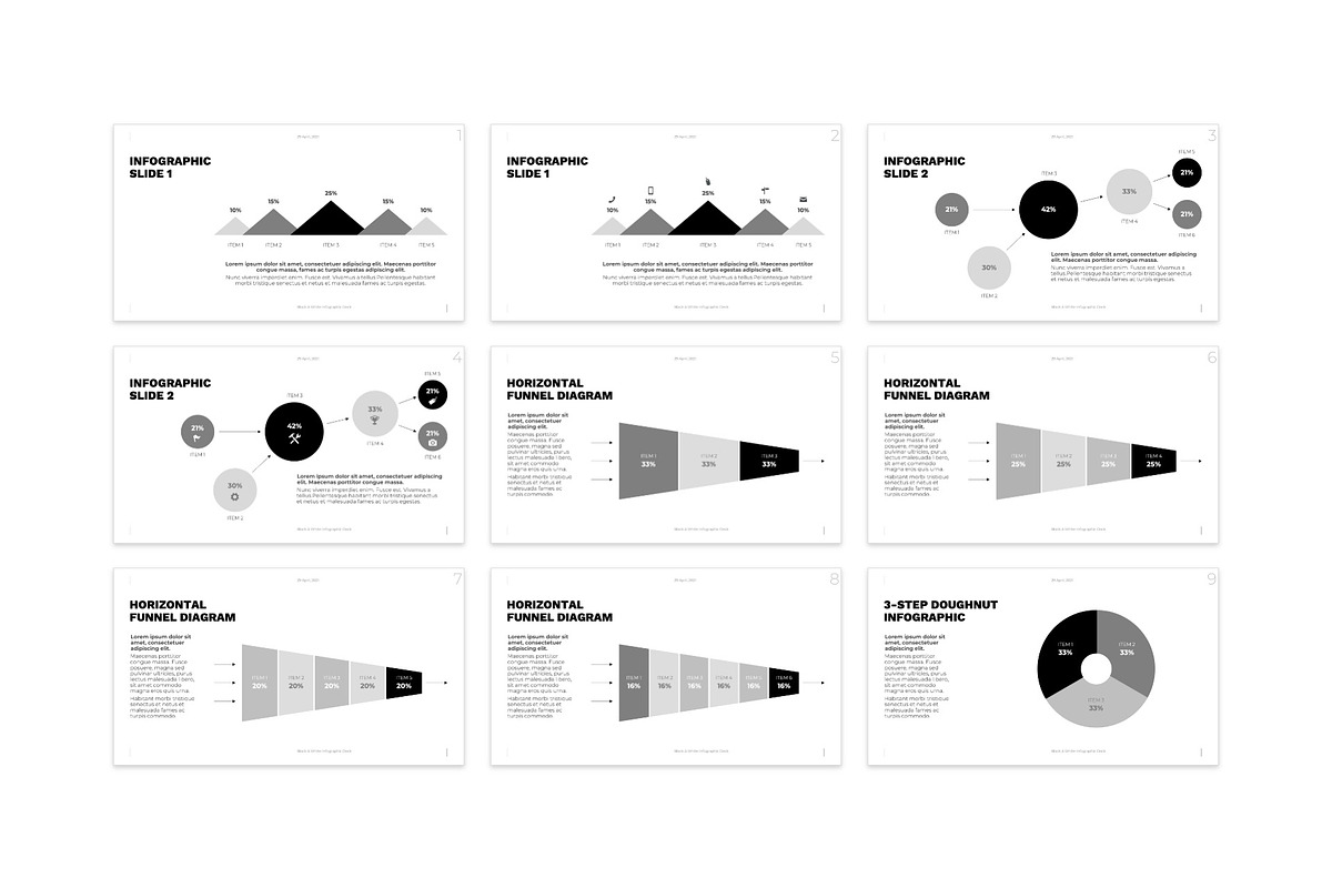 Bundle - Striking B&W Templates, a Presentation Template by PresentationDesignStudio (Photo 6 of 6)