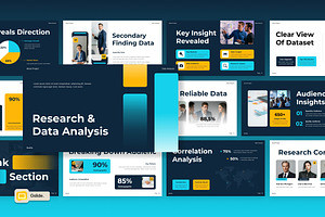 Research Data Analysis Google Slides, a Presentation Template by Loin Studio