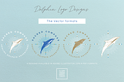 Dolphin Logo Vectors & Foil Overlays, a Branding & Logo Template by Illumineer Media & Design (Thumbnail 3 of 9)