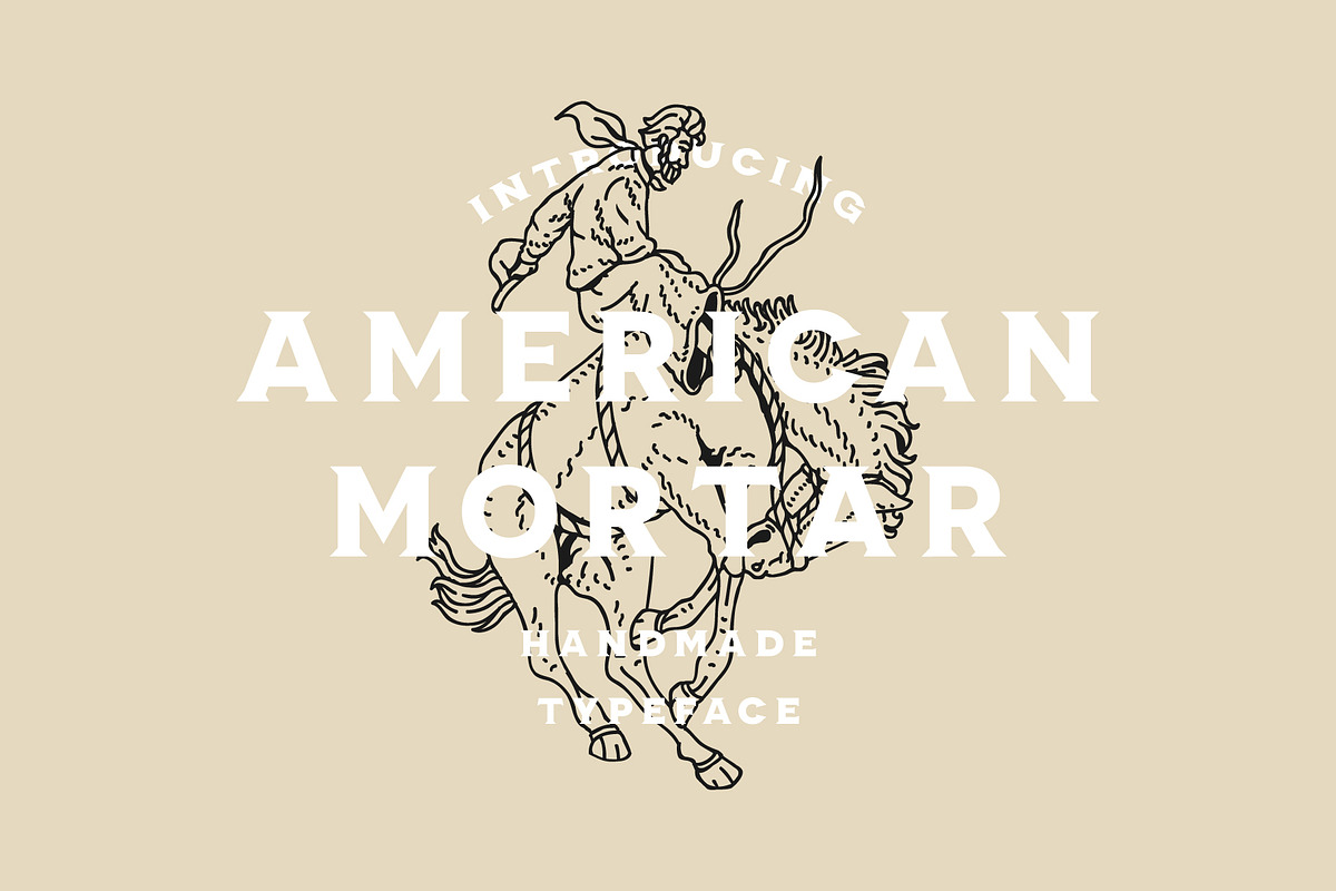 American Mortar -Vintage Font Family, a Serif Font by Creative Type (Photo 4 of 10)