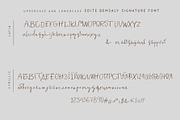 Edite Bemsaly Cyrillic Font, a Script Font by IraDvilyuk (Thumbnail 10 of 10)
