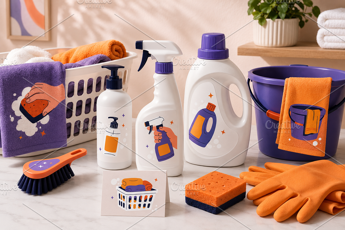 Household Supplies, an Object Illustration by alexdndz (Photo 2 of 3)