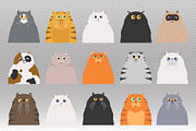 Funny cats pattern, an Animal Illustration by pet design shop (Thumbnail 8 of 10)