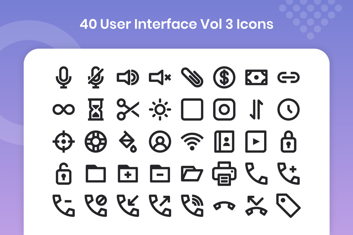 40 Interface Vol 3 - Line, an Outline Icon by Kmg Design (Photo 2 of 2)