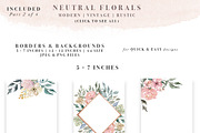 Neutral Watercolor Flower Graphics, an Illustration by Essem Creatives (Thumbnail 4 of 6)