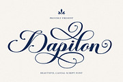Dapilon Script, a Script Font by Has_rizal (Thumbnail 11 of 11)