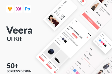 Veera - E commerce App Design UI Kit