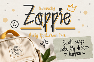 Zoppie – Quirky Handwritten Font