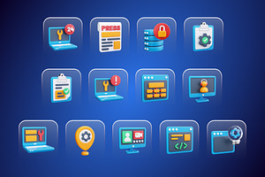 IT Services 3D Icon