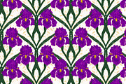 Iris Ornamental Vector Patterns, a Pattern Graphic by NayaChu (Thumbnail 2 of 8)
