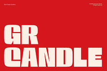 GR CANDLE - Bold Display