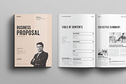 Business Proposal Template, a Brochure Template by MassiveCreator (Thumbnail 1 of 8)