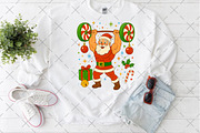 Funny Bodybuilder Santa Claus PNG, an Illustration by Craft Nest (Thumbnail 3 of 6)