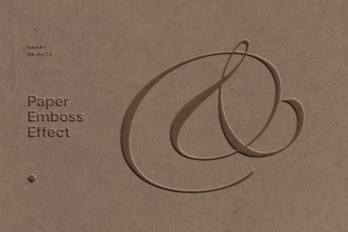 Embossed Paper Logo Mockup, a Layer Style Add-On by Design Squad (Photo 1 of 4)