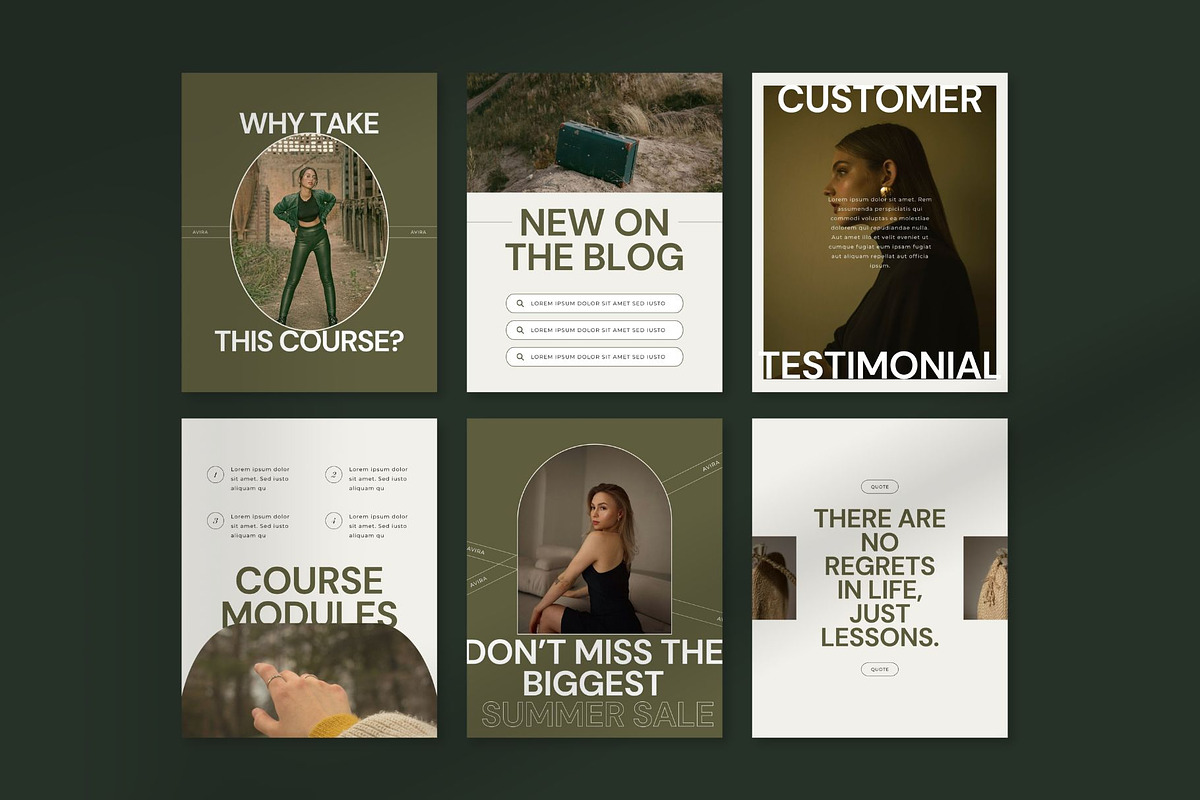 AVIRA Instagram Posts & Stories, a Social Media Template by BoldNStudio (Photo 4 of 10)