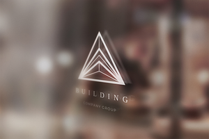 Building. Linear Geometric Logo