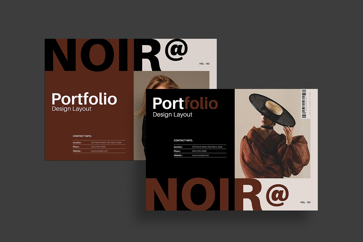 NOIR | Portfolio Brochure Template, a Brochure Template by TemplateFolio-Shop (Photo 12 of 12)