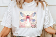 Dragonfly Postage Stamps Clipart, an Illustration by Pixels.Craft (Thumbnail 6 of 7)