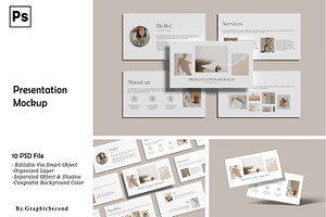 Presentation Mockup, a Wearable Device Mockup by graphicsecond