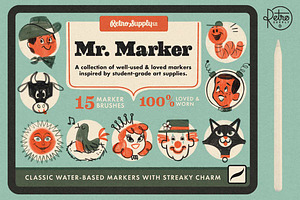 Mr. Marker Brushes For Procreate