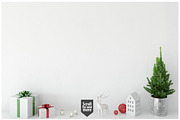 Christmas Frame Mockup Bundle, a Print Template by Yuri-U (Thumbnail 4 of 19)