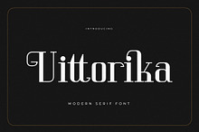 Vittorika Modern Serif Font