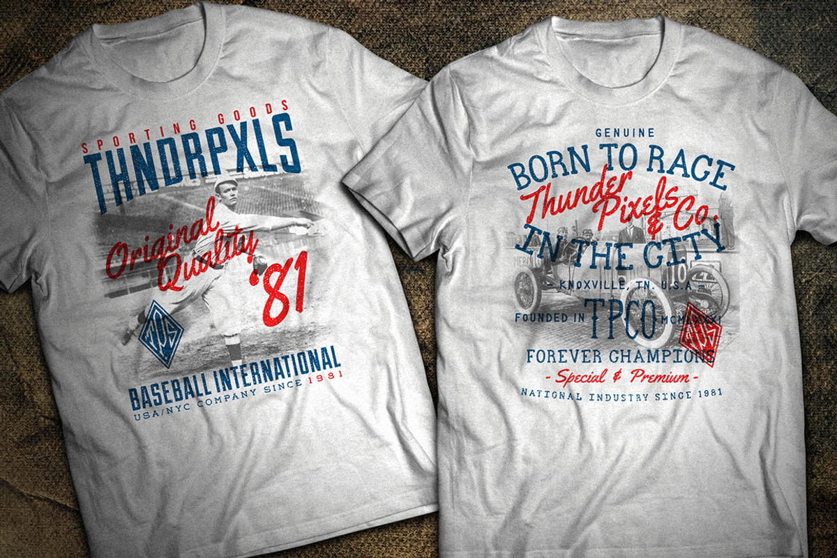 Vintage Sports T-Shirt Prints Vol. 1 preview 2