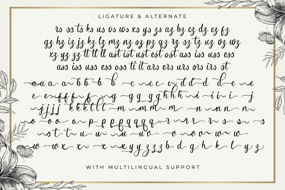 Butterfly Winter - Handwritten Font, a Script Font by StringLabs (Photo 9 of 10)