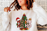Ho ho ho christmas tree Png, an Illustration by SinaCreation (Thumbnail 3 of 7)