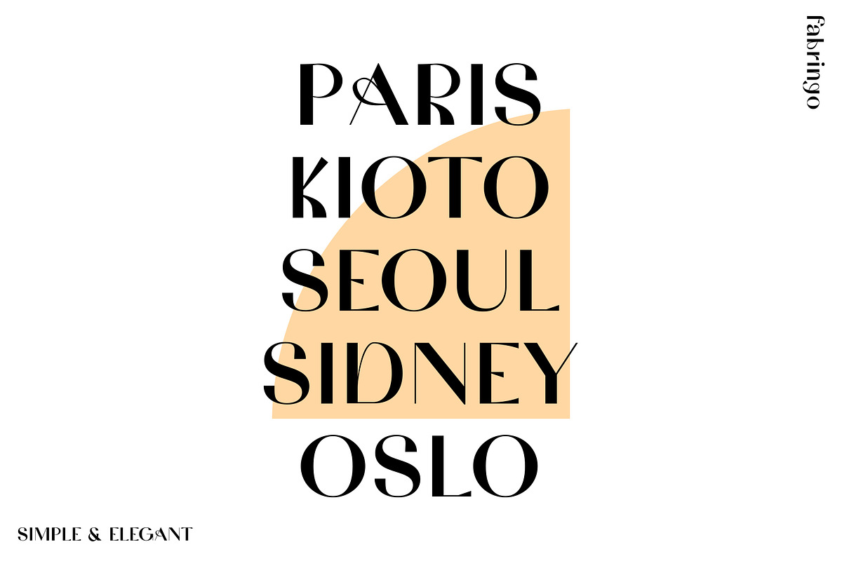Fabringo - Elegant/Glamour Font, a Font by GraphicDash (Photo 10 of 12)