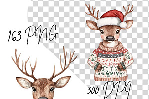 Christmas Reindeer Clipart