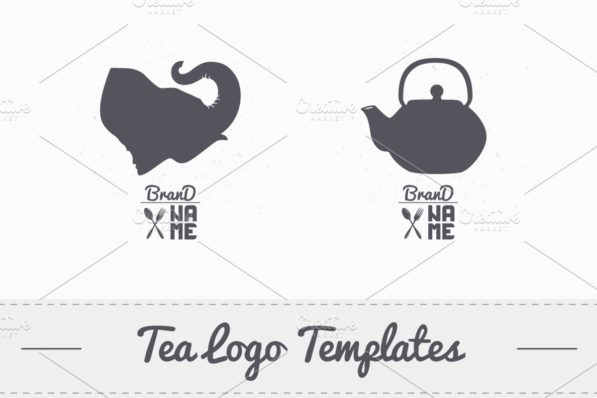 4 Tea Logos, a Branding & Logo Template by Zhemchuzhina (Photo 3 of 4)