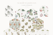 Animal Babies & Parents. Safari., an Animal Illustration by Designwork (Thumbnail 11 of 16)