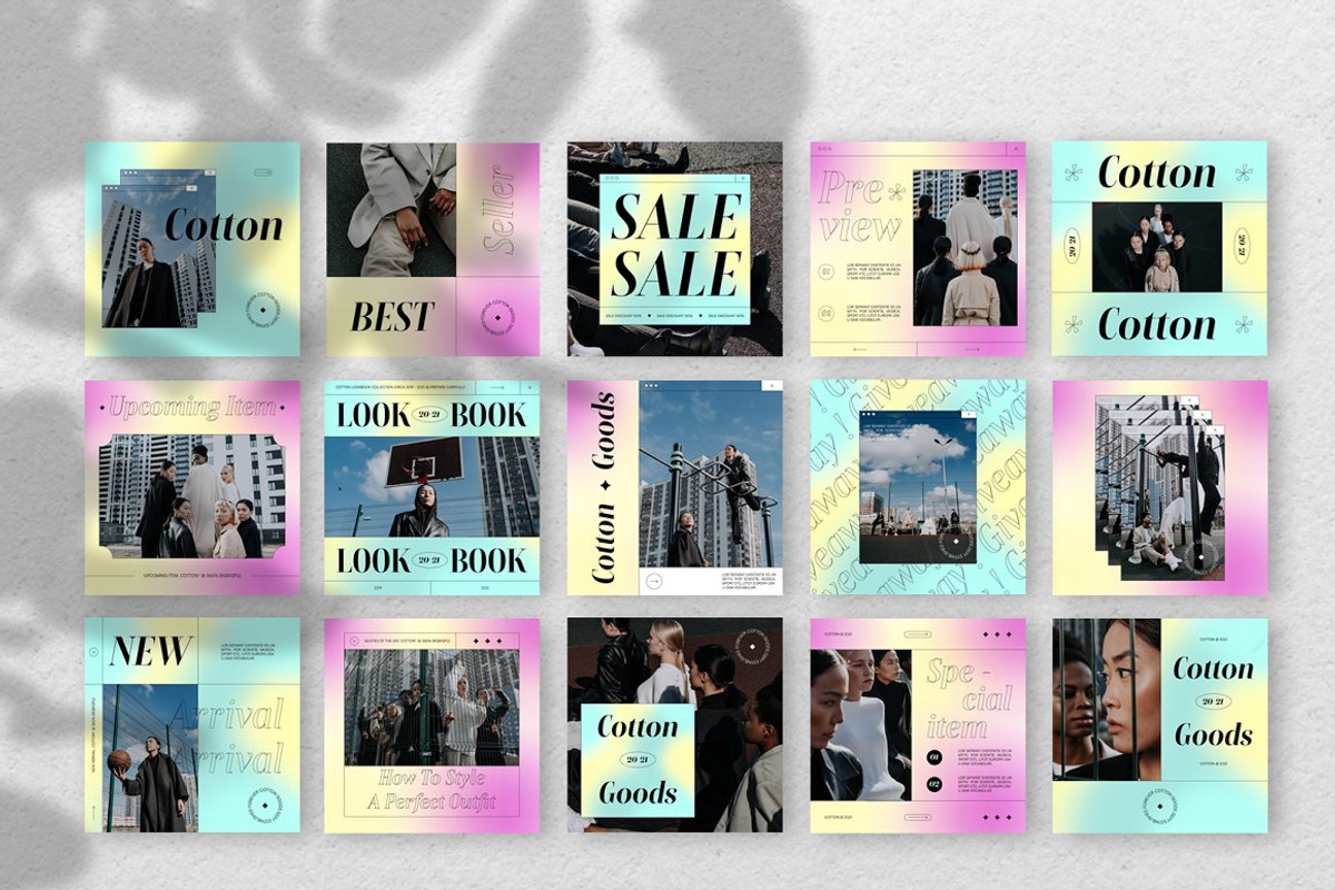 10 in 1 BUNDLE Instagram Templates, a Social Media Template by Creative Zeune (Photo 14 of 24)