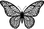 Beautiful Butterfly Silhouette, an Object Graphic by Designer_Momina (Thumbnail 14 of 20)