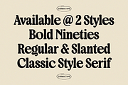 Bringbold Nineties - Serif Font, a Serif Font by Zarma Type (Thumbnail 9 of 13)