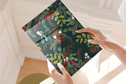 Green Christmas Pattern, a Pattern Graphic by Webvilla Studio (Thumbnail 3 of 4)