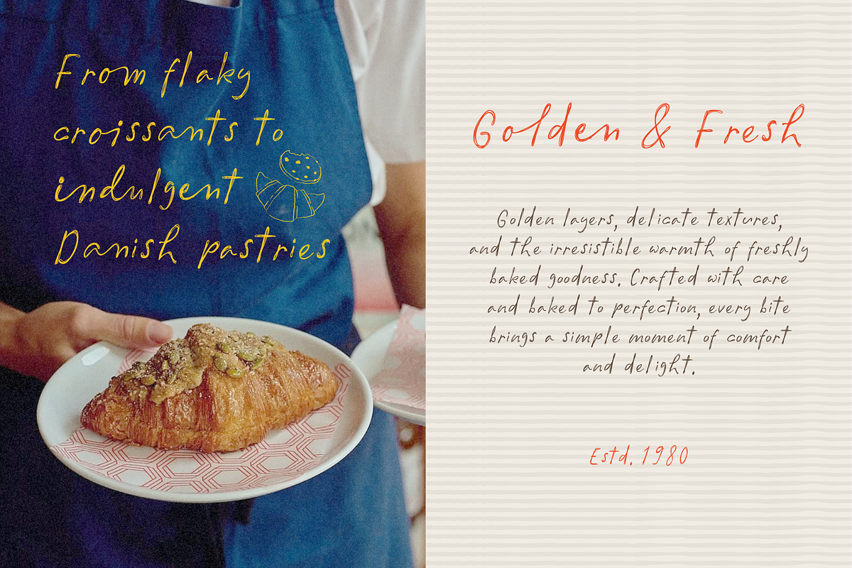 Pola Words, a Handwritten Font by Marvadesign (Photo 4 of 10)