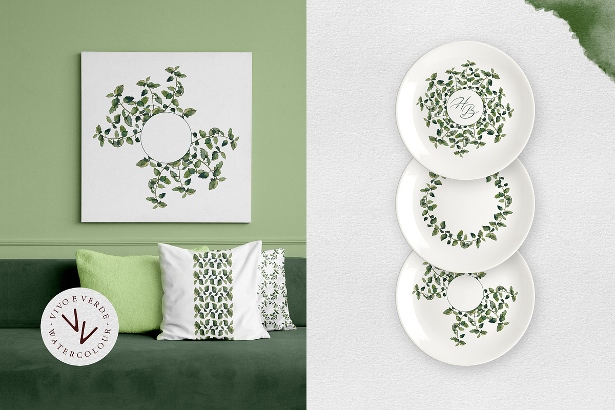 Melissa: watercolor floral elements, an Illustration by vivo e verde (Photo 7 of 11)